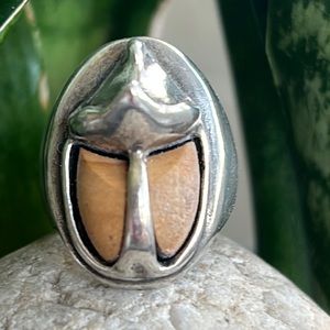 Uno de 50 Silver ring